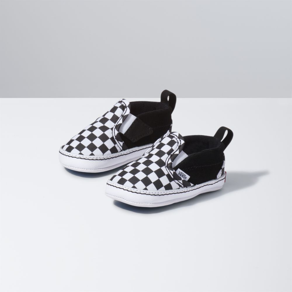 Dětské Classic Vans Checker V Černé Bílé | CI8314950