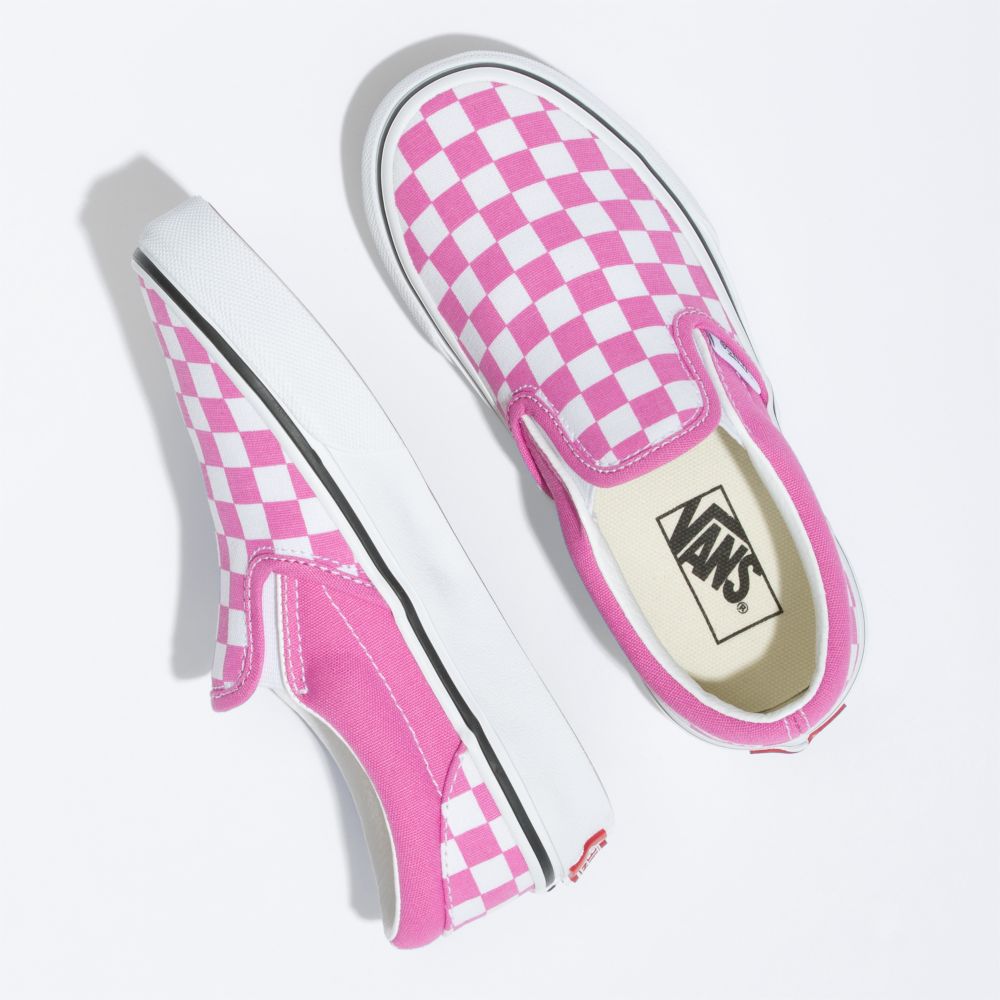 Dětské Classic Vans Checkerboard Classic Kytičkované | DS9087543