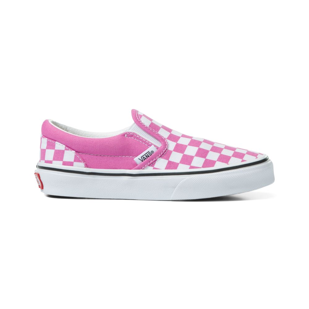 Dětské Classic Vans Checkerboard Classic Kytičkované | DS9087543