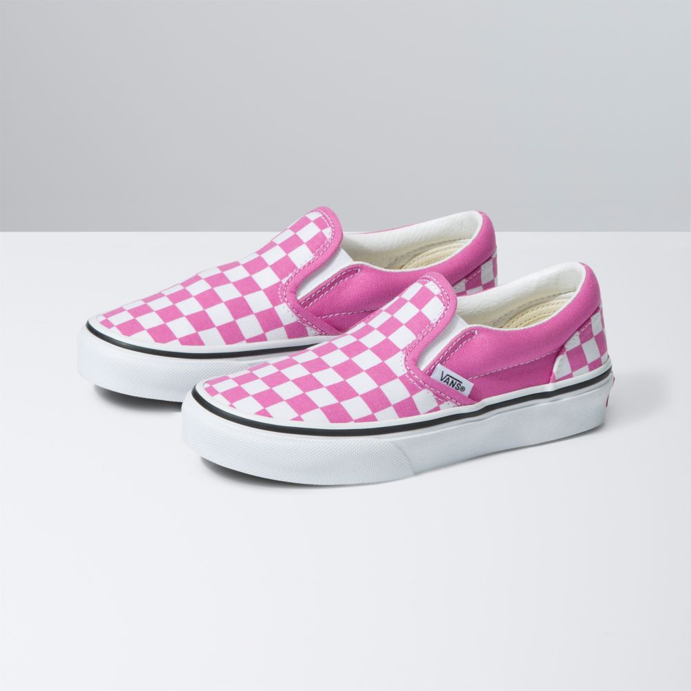 Dětské Classic Vans Checkerboard Classic Kytičkované | DS9087543