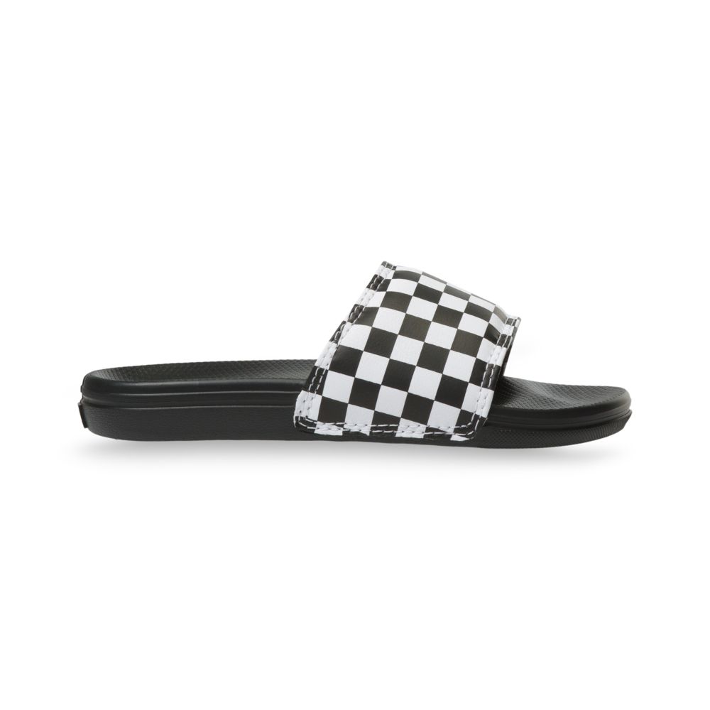 Dětské Classic Vans Checkerboard La Costa Bílé | KA3175642