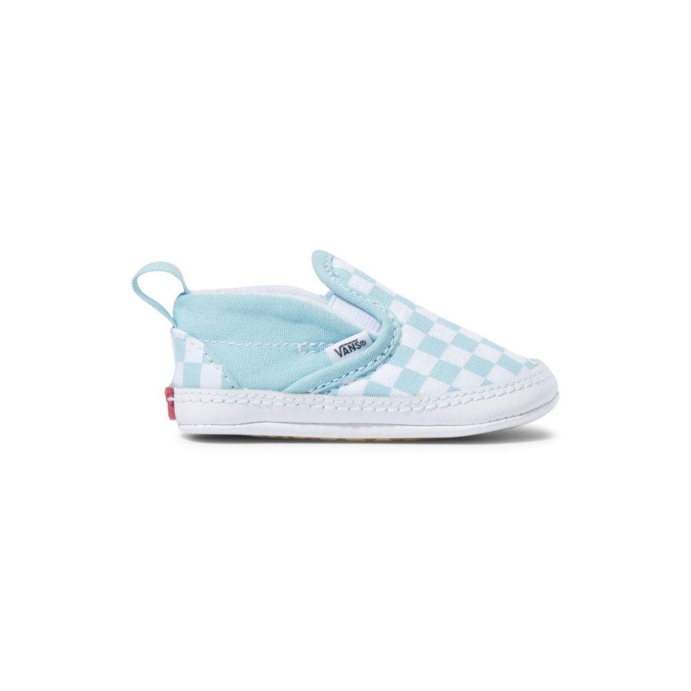 Dětské Classic Vans Checkerboard V Bílé | DV5231609