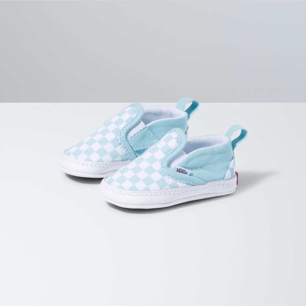 Dětské Classic Vans Checkerboard V Bílé | DV5231609