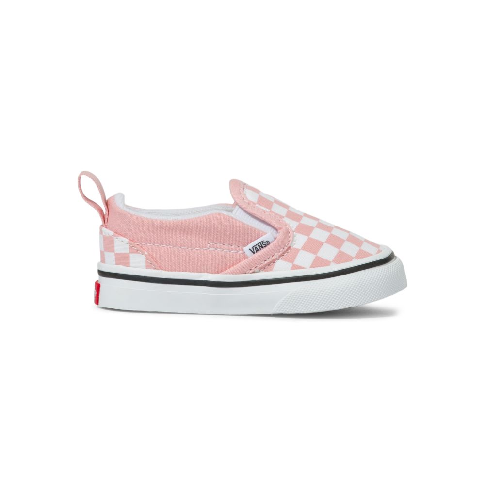 Dětské Classic Vans Checkerboard V Růžové Bílé | JR7453892