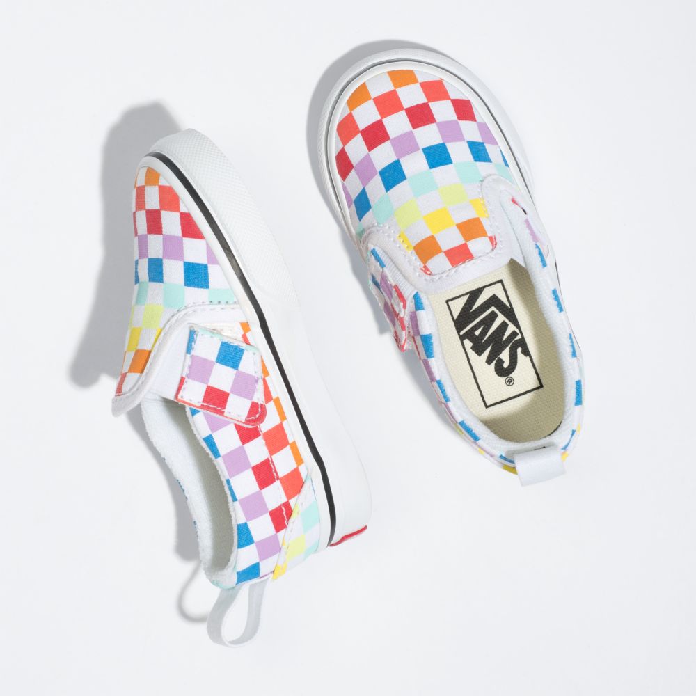 Dětské Classic Vans Checkerboard V Viacfarebný Bílé | WI1472380