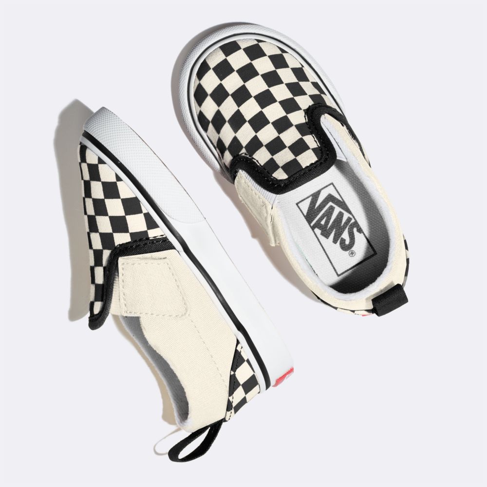 Dětské Classic Vans Checkerboard V Černé Bílé | MK1795804