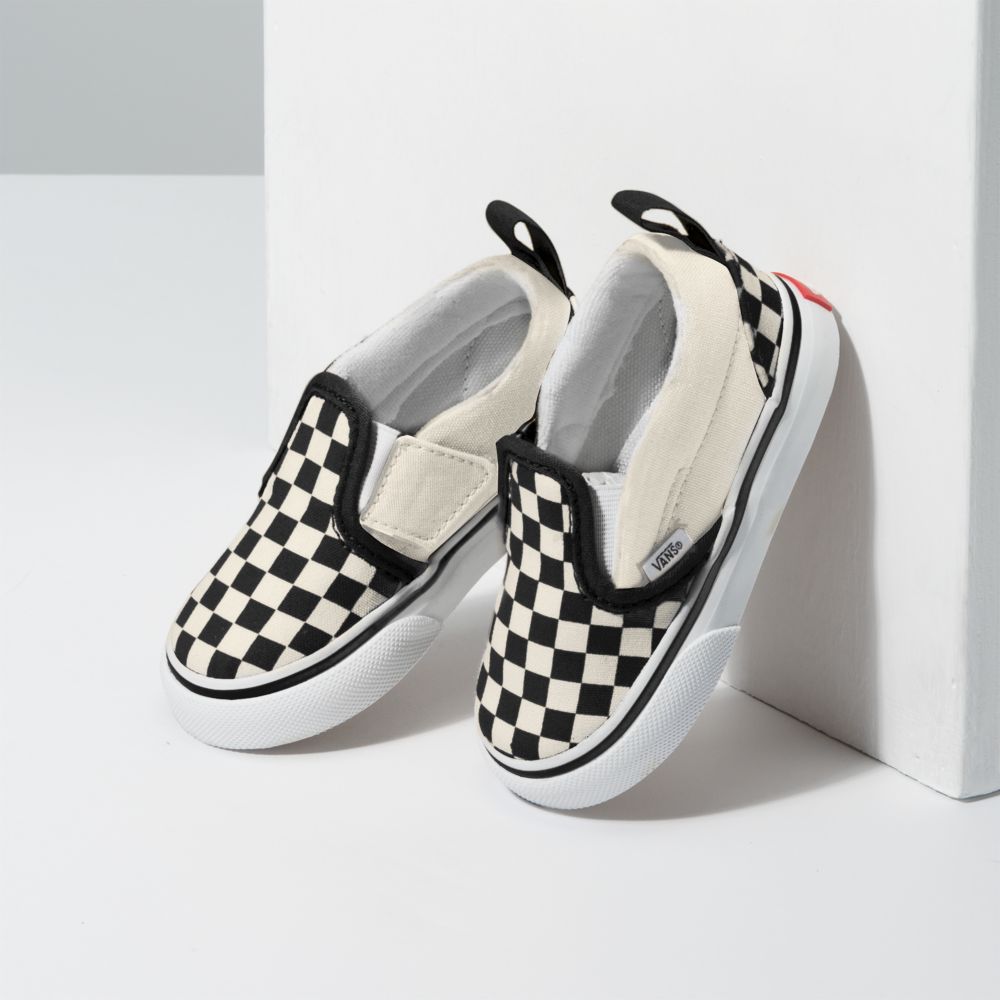 Dětské Classic Vans Checkerboard V Černé Bílé | MK1795804