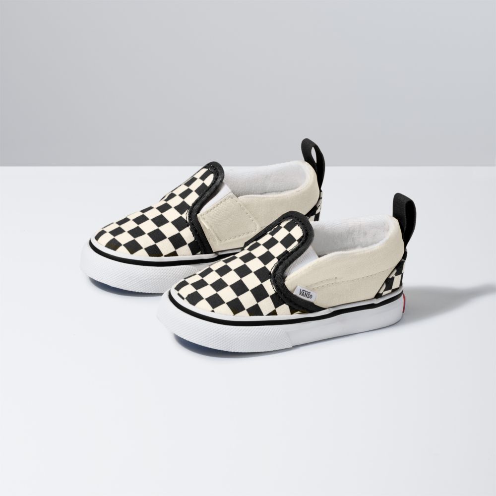 Dětské Classic Vans Checkerboard V Černé Bílé | MK1795804