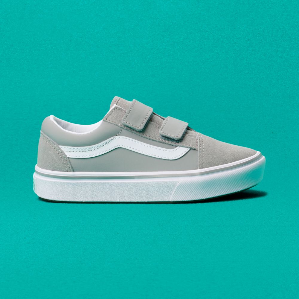 Dětské Classic Vans ComfyCush Old Skool V Va Tmavě Šedé | YI1697453