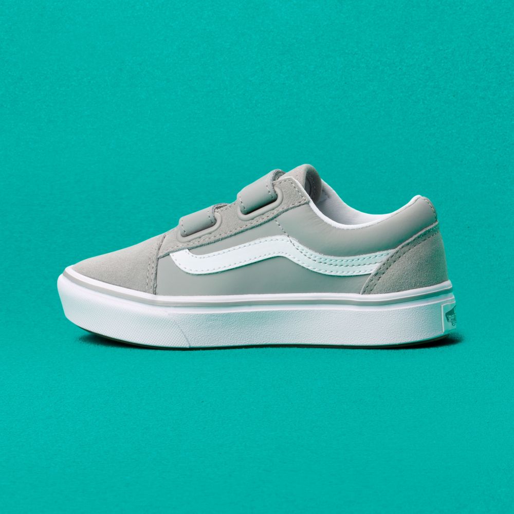 Dětské Classic Vans ComfyCush Old Skool V Va Tmavě Šedé | YI1697453