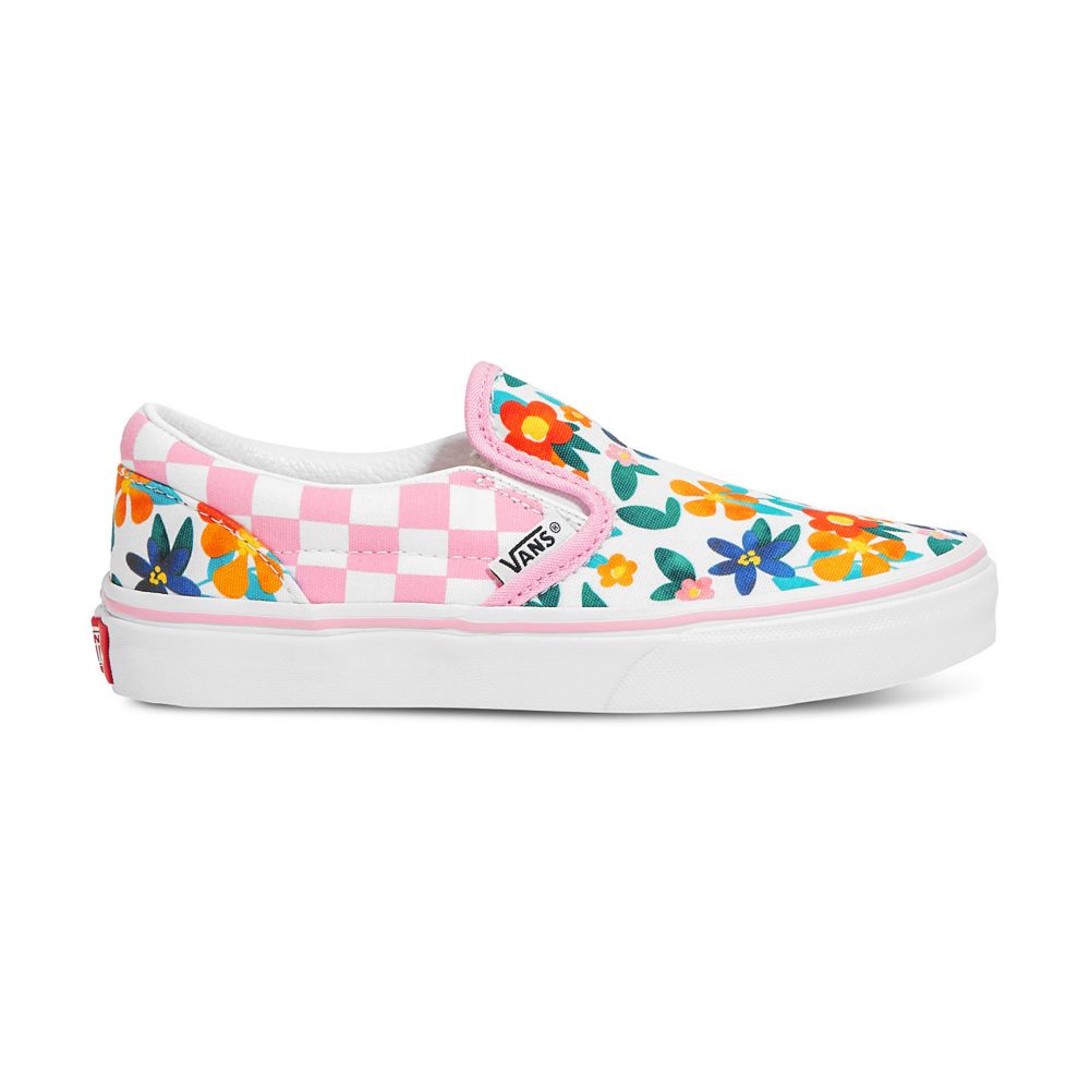 Dětské Classic Vans Customs Painted Floral Viacfarebný | JC6735408