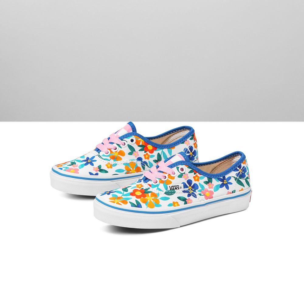 Dětské Classic Vans Customs Painted Floral Authentic Viacfarebný | WS6879453