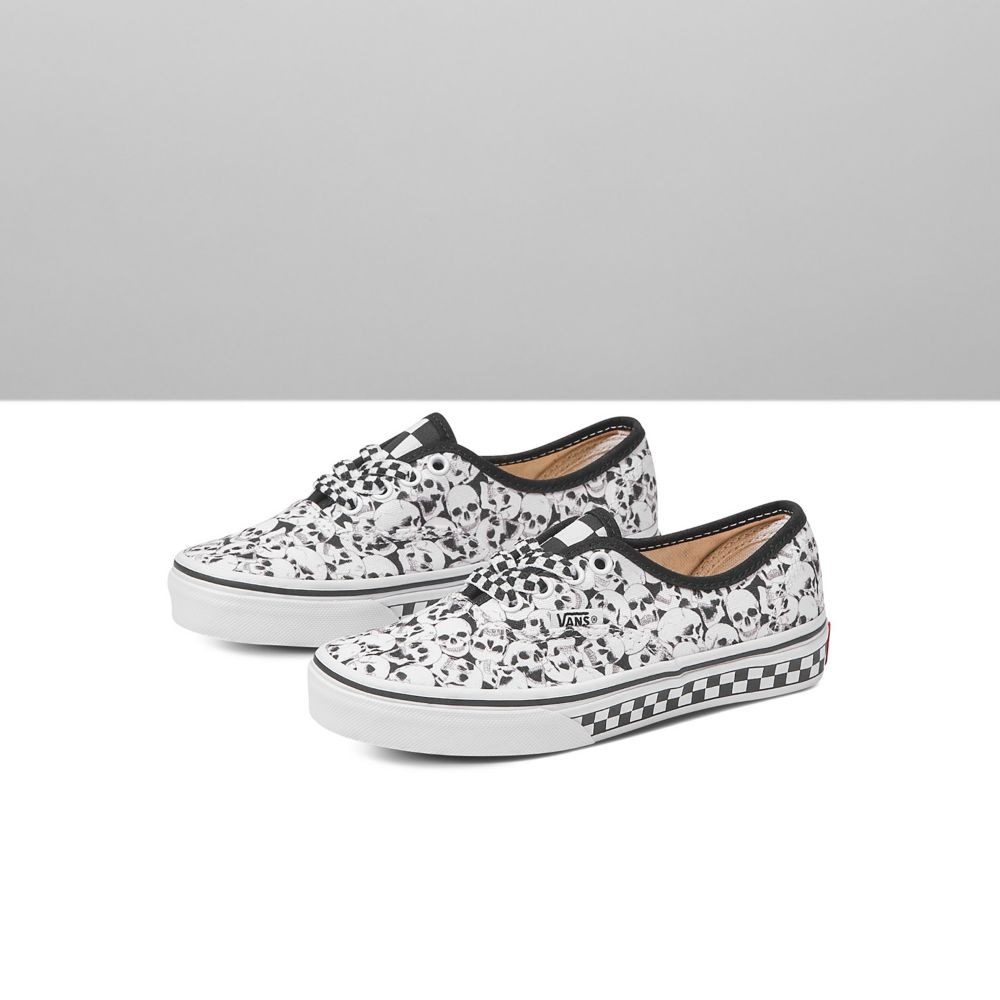 Dětské Classic Vans Customs Skulls Authentic Viacfarebný | LE9671208