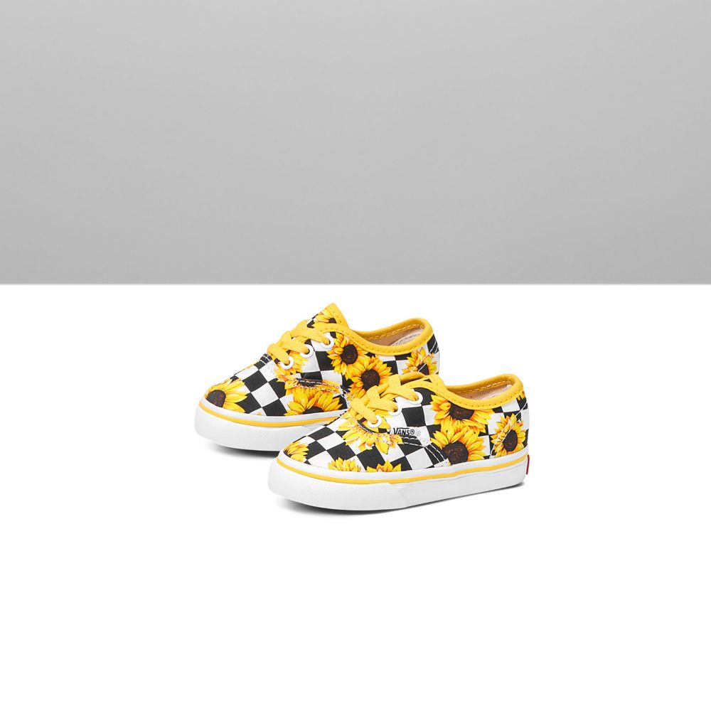 Dětské Classic Vans Customs Sunflowers Authentic Viacfarebný | XG6471385