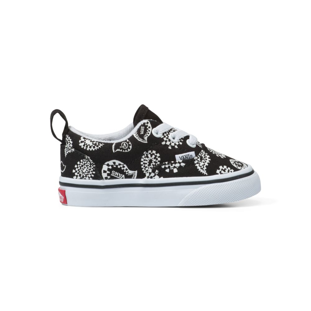 Dětské Classic Vans Era Elastic Krajkové Černé | TS7836514