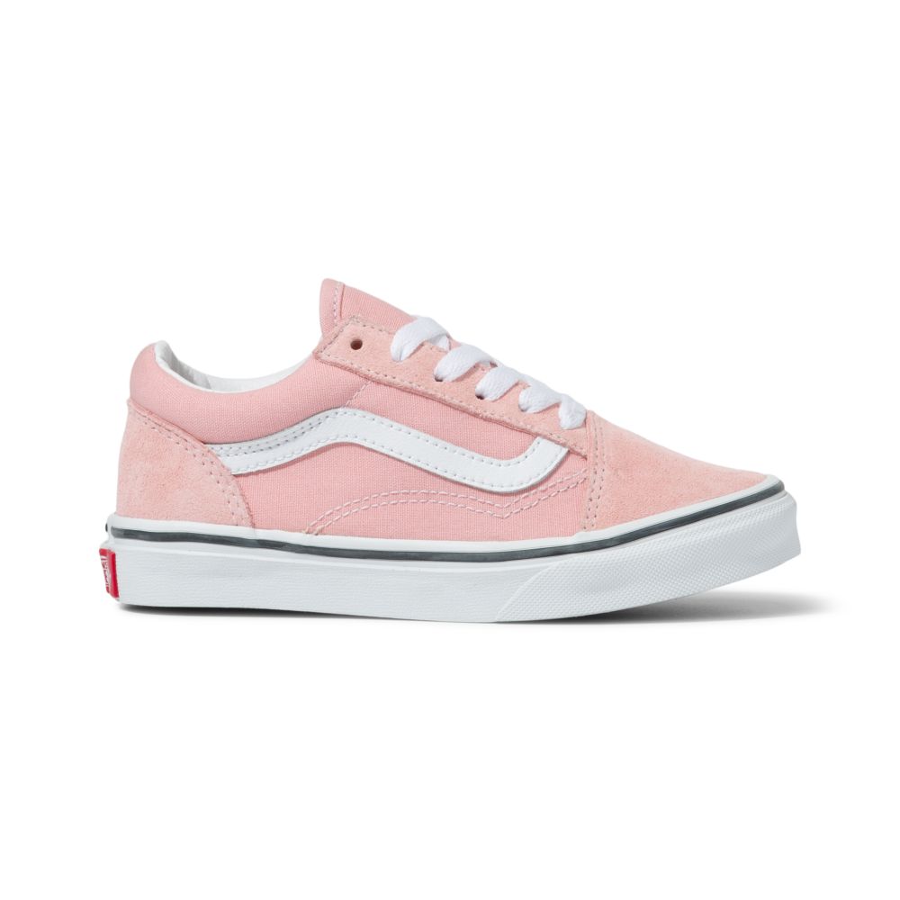 Dětské Classic Vans Old Skool Růžové Bílé | AG7146985