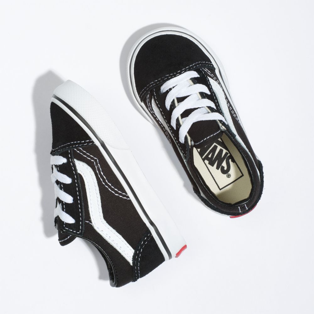 Dětské Classic Vans Old Skool Černé Bílé | BM7480935