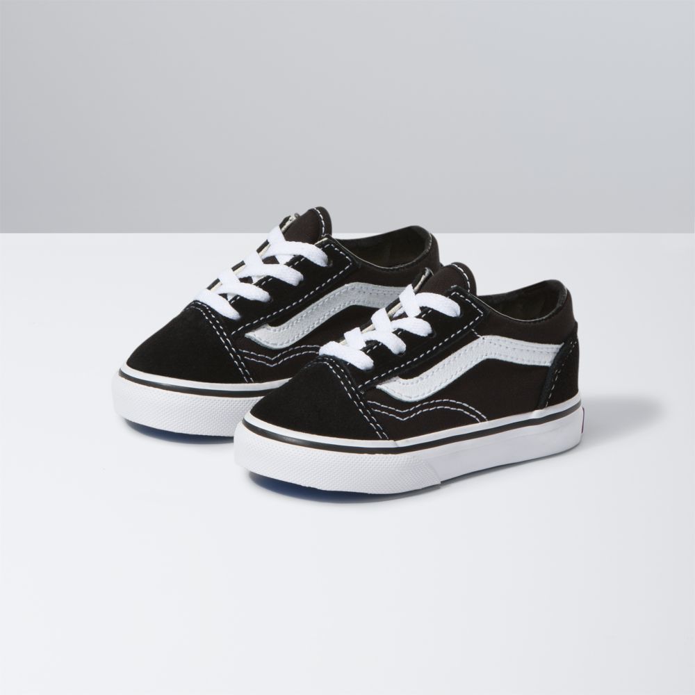 Dětské Classic Vans Old Skool Černé Bílé | BM7480935