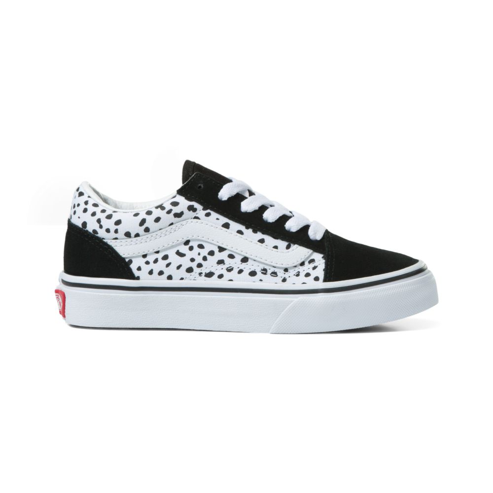 Dětské Classic Vans Old Skool Černé Bílé | CE1268043