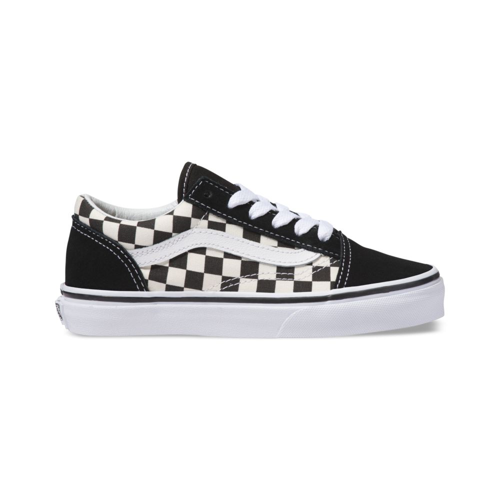 Dětské Classic Vans Old Skool Černé Bílé | OZ9867421