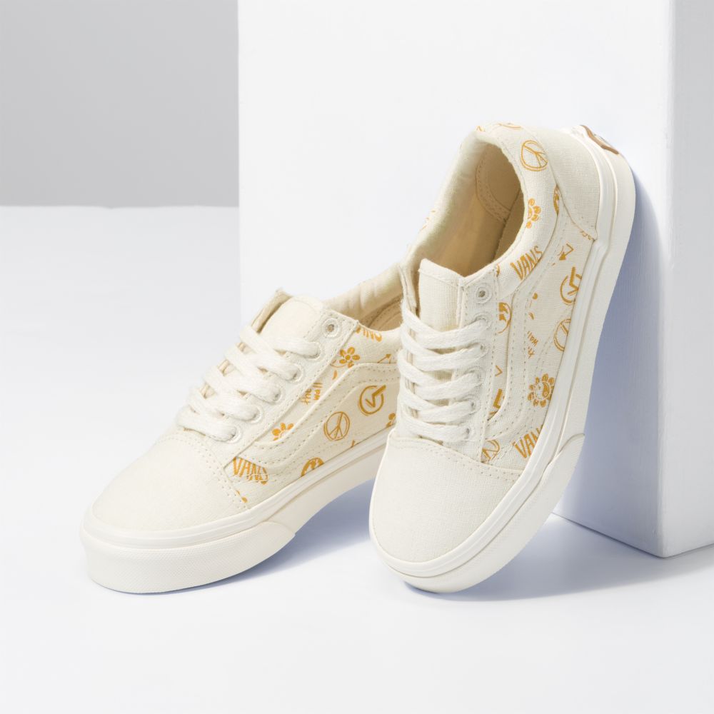 Dětské Classic Vans Old Skool Žluté | XE3147956