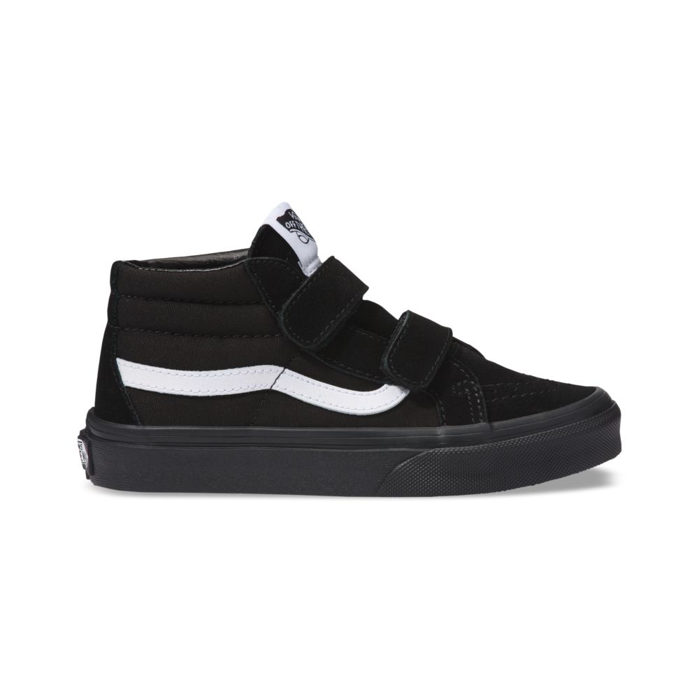 Dětské Classic Vans Platene Semišové Sk8-Mid Reissue V Černé Černé | OG7562180