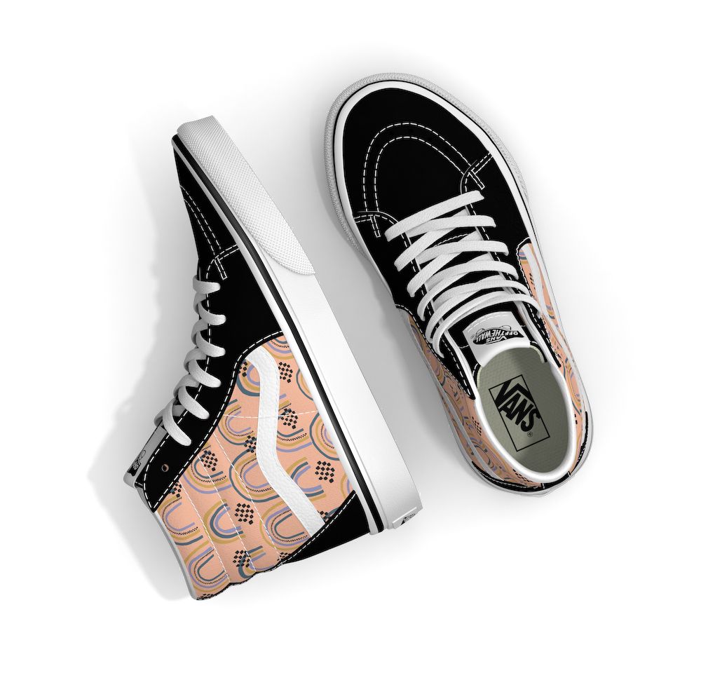 Dětské Classic Vans Sk8-Hi Viacfarebný Růžové Bílé | GW5783421