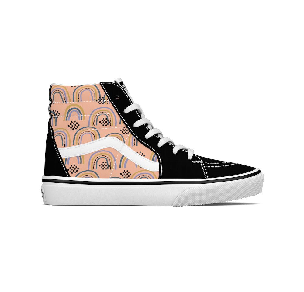 Dětské Classic Vans Sk8-Hi Viacfarebný Růžové Bílé | GW5783421