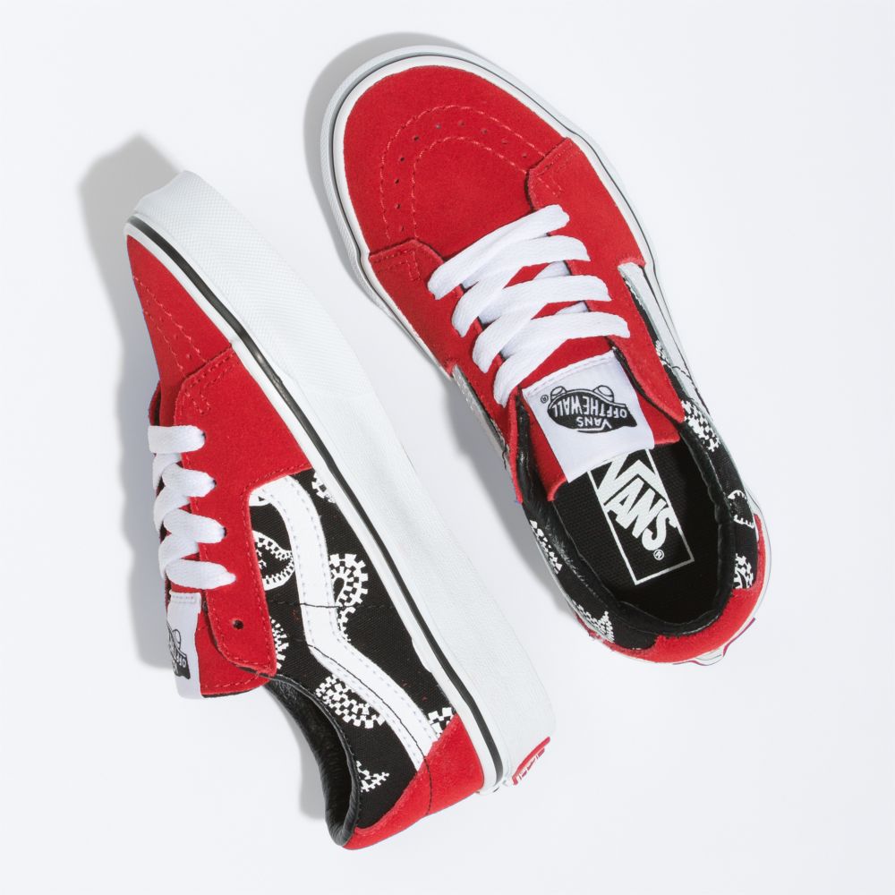 Dětské Classic Vans Sk8-Low Červené | DL5972361