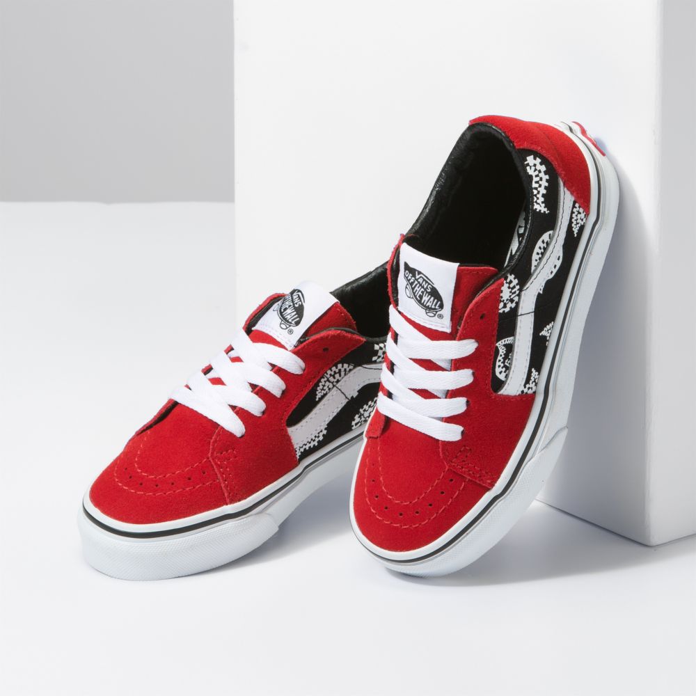 Dětské Classic Vans Sk8-Low Červené | DL5972361