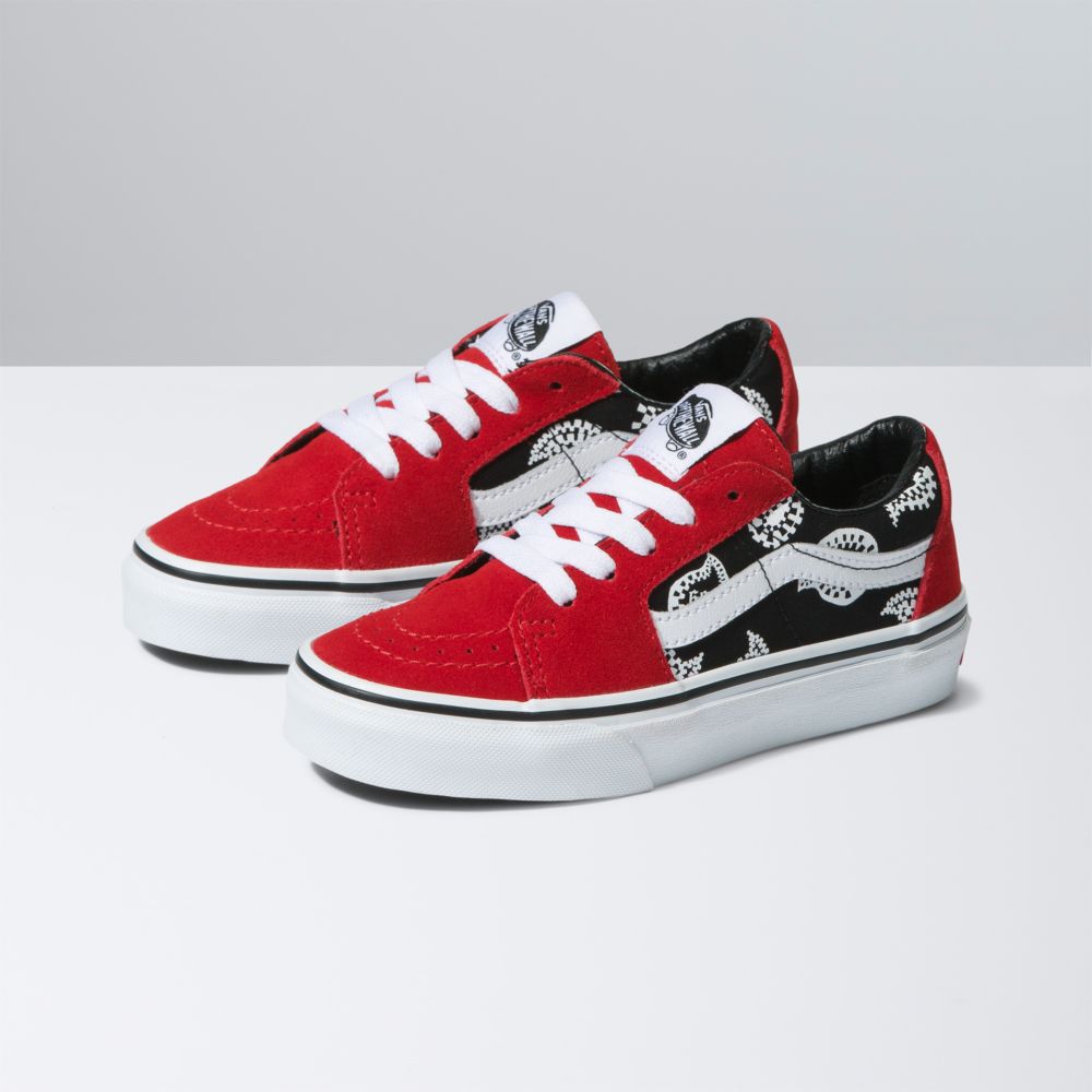 Dětské Classic Vans Sk8-Low Červené | DL5972361