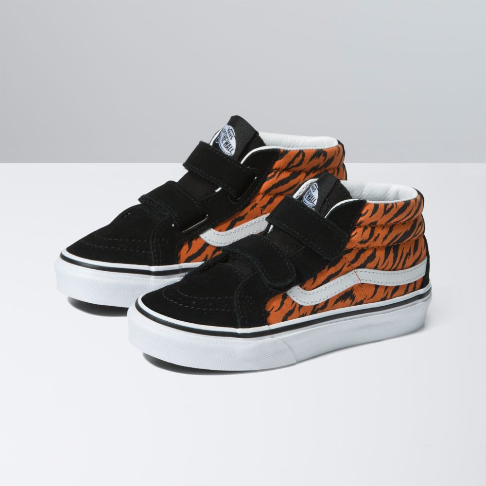 Dětské Classic Vans Sk8-Mid Reissue V Černé Bílé | OB8632159