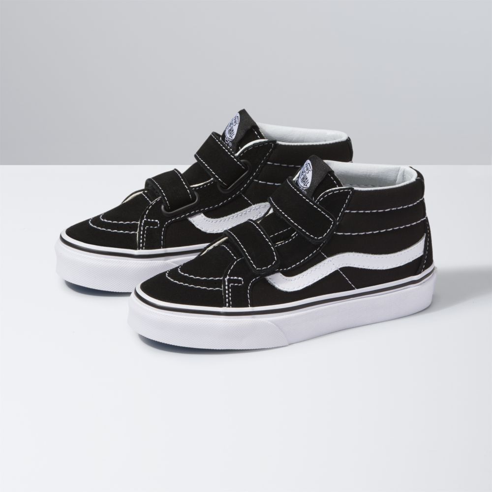 Dětské Classic Vans Sk8-Mid Reissue V Černé Bílé | PH2084613