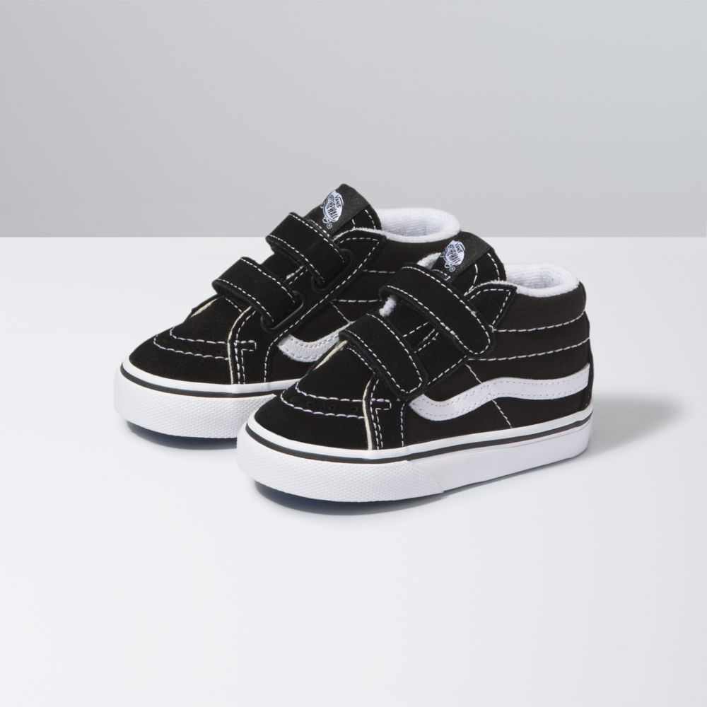 Dětské Classic Vans Sk8-Mid Reissue V Černé Bílé | YQ5083169