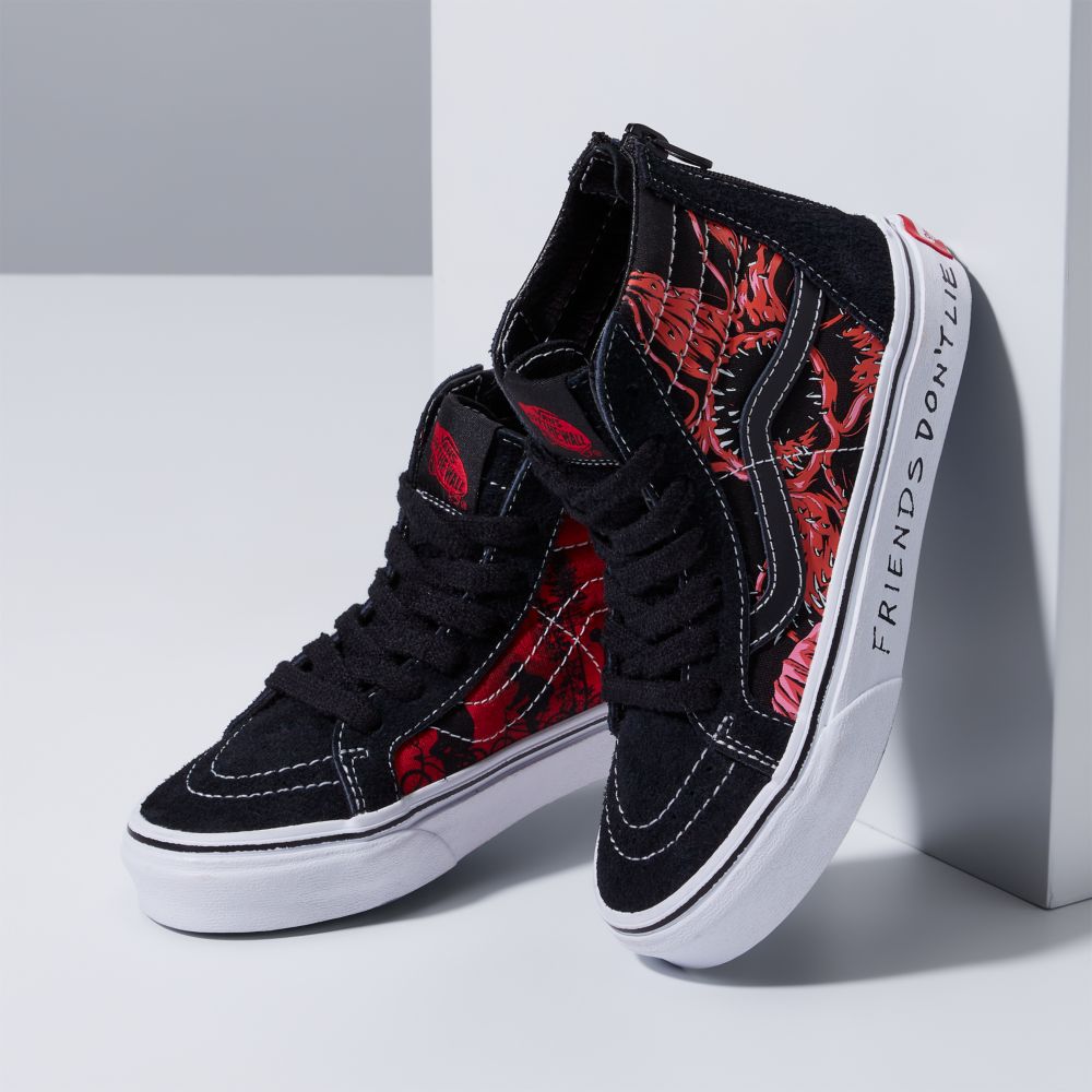 Dětské Classic Vans Stranger Things Sk8-Hi Zip Viacfarebný | VC4291708