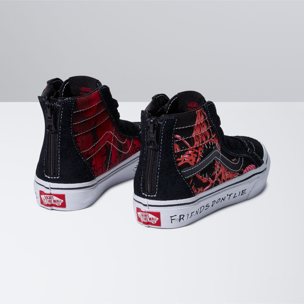 Dětské Classic Vans Stranger Things Sk8-Hi Zip Viacfarebný | VC4291708