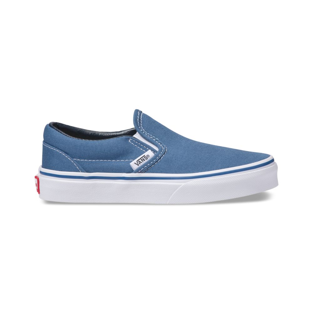 Dětské Classic Vans Tmavě Blankyt Bílé | RF6218057