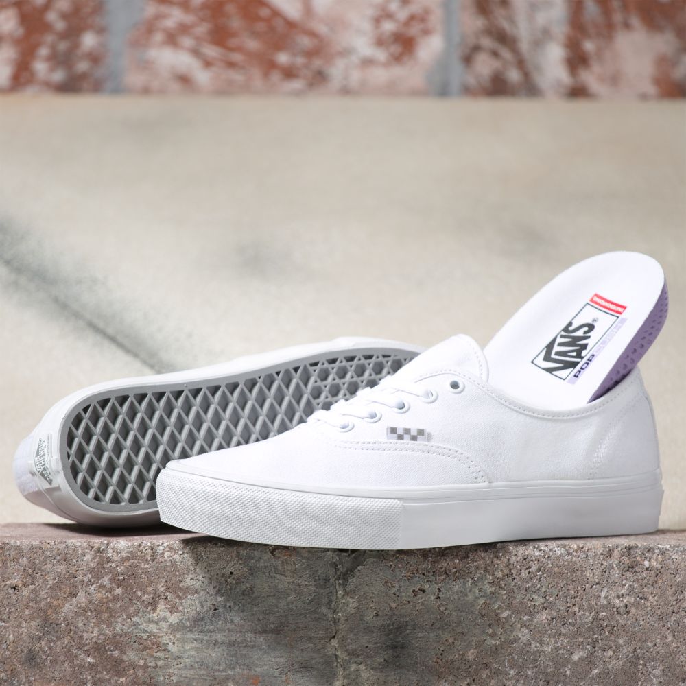 Pánské Classic Vans Authentic Bílé | UI9386254