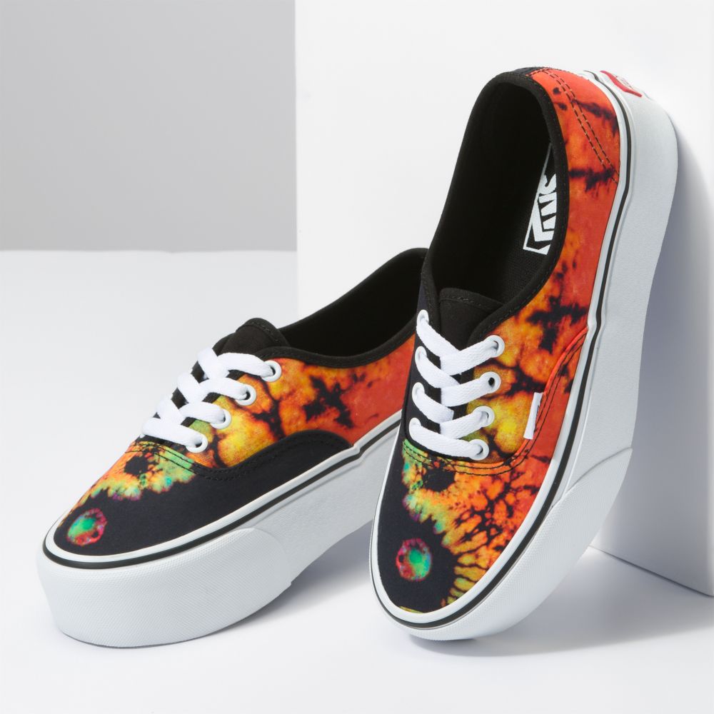 Pánské Classic Vans Authentic Stackform Černé Viacfarebný | EV5326091