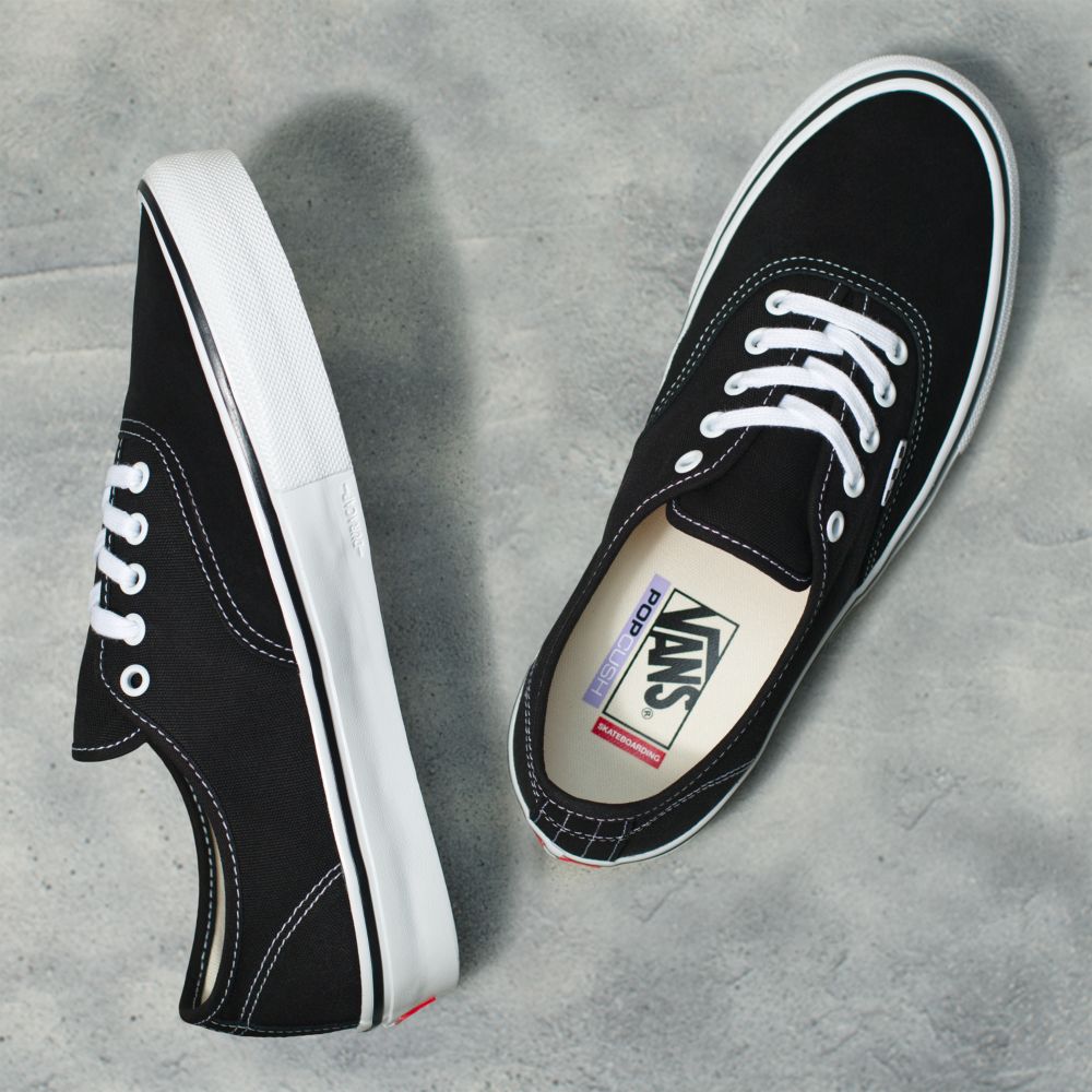 Pánské Classic Vans Authentic Černé Bílé | DH6914285