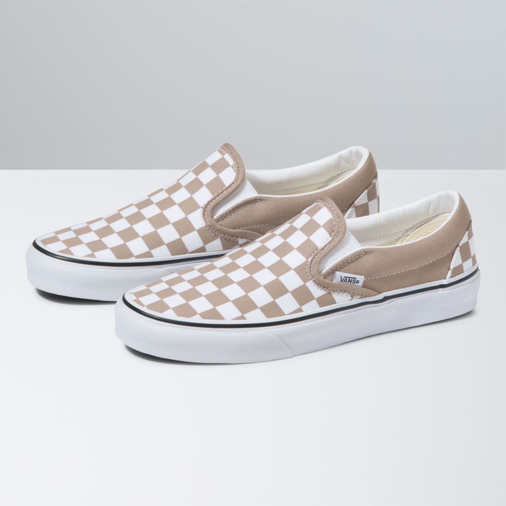 Pánské Classic Vans Checkerboard Classic Bílé | CI6704932