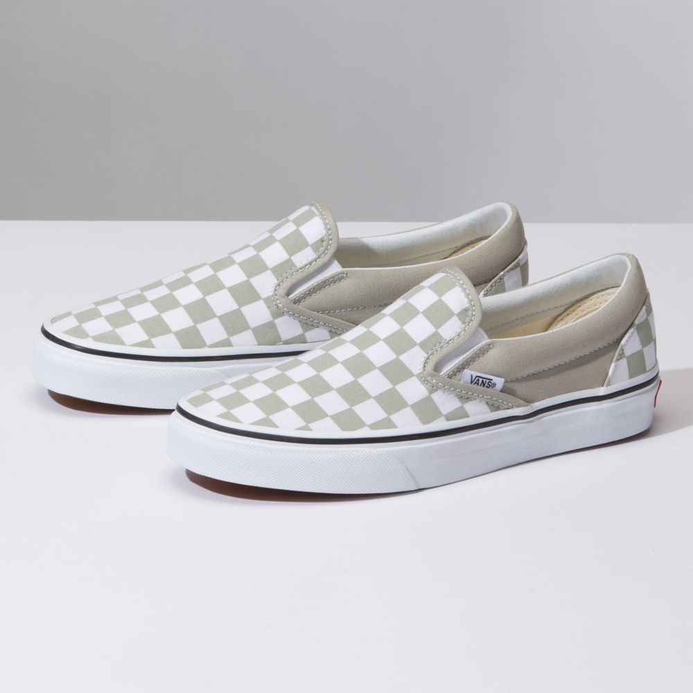 Pánské Classic Vans Classic Olivy Zelené Bílé | YW9087612