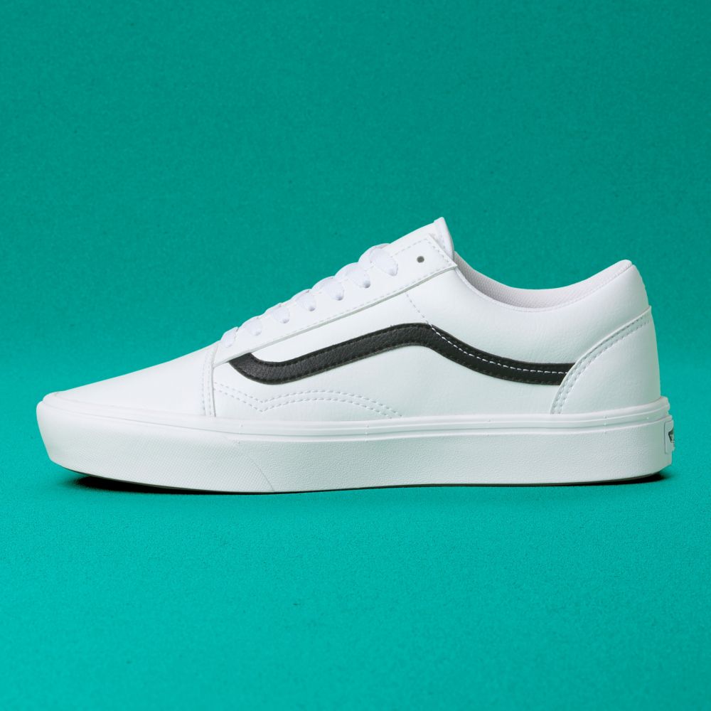 Pánské Classic Vans Classic Tumble ComfyCush Old Skool Bílé | PH1580492