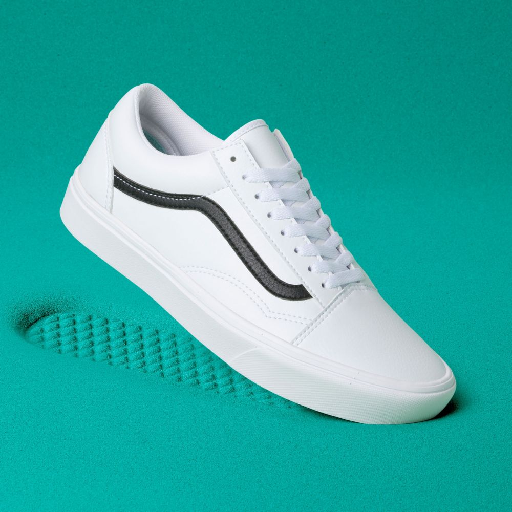 Pánské Classic Vans Classic Tumble ComfyCush Old Skool Bílé | PH1580492