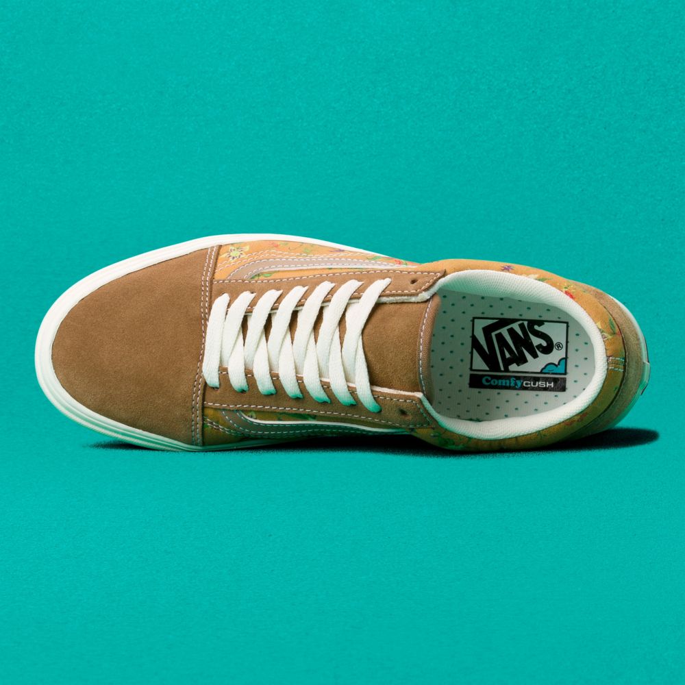 Pánské Classic Vans ComfyCush Old Skool Hnědé | EW3572014