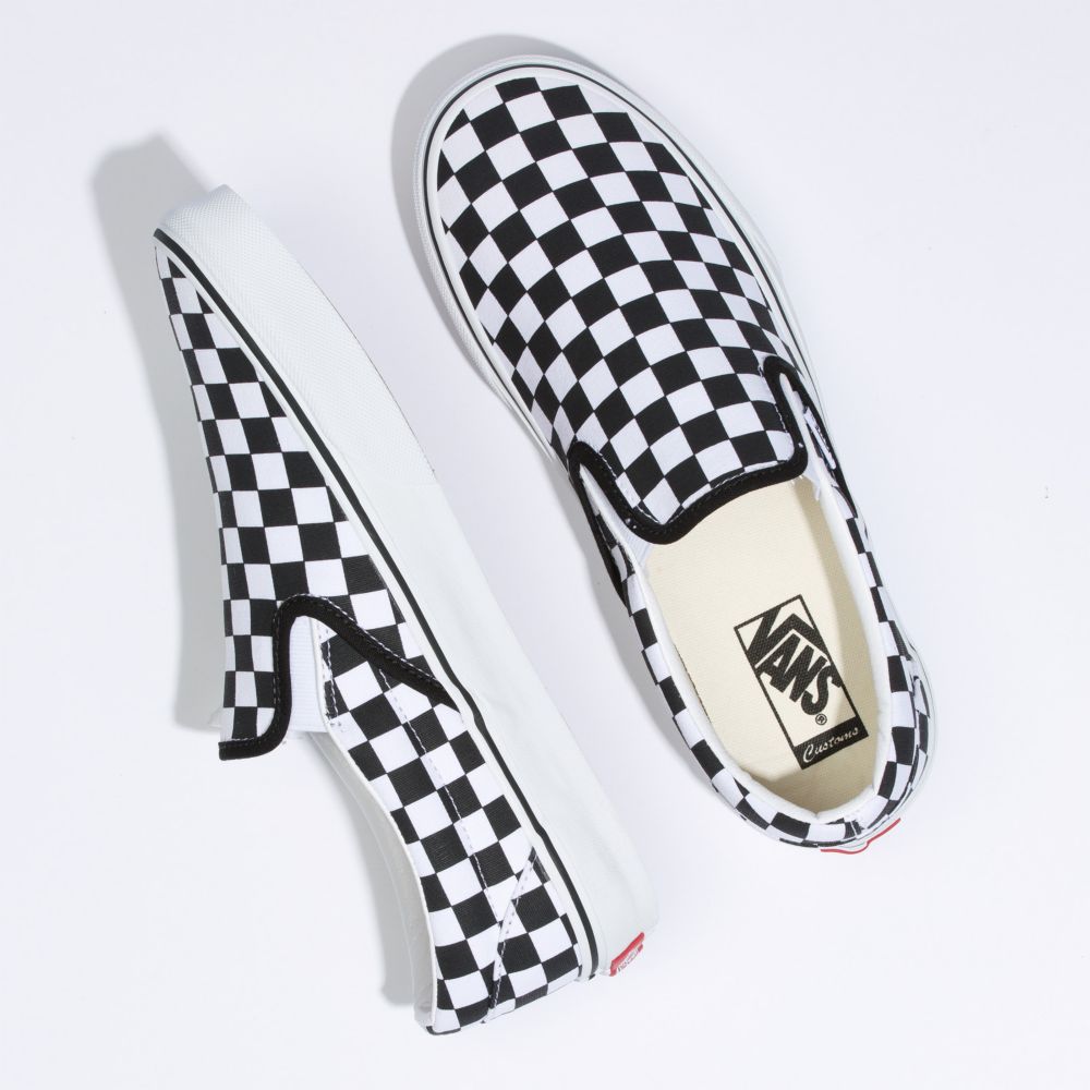 Pánské Classic Vans Customs Checkerboard Široké Viacfarebný | CB9578634