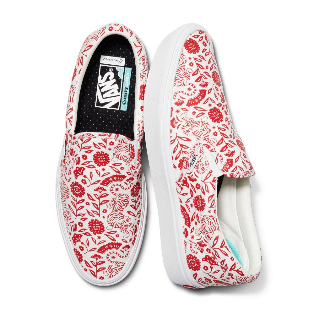 Pánské Classic Vans Customs Year of the Tiger ComfyCush Viacfarebný | QH3016254