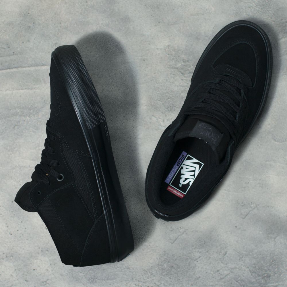 Pánské Classic Vans Half Cab Černé Černé | AY0293187