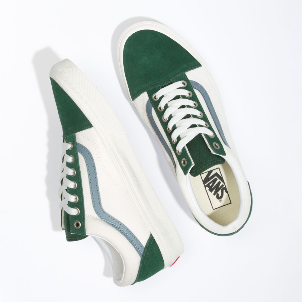 Pánské Classic Vans Old Skool Blankyt Zelene | OQ6738219