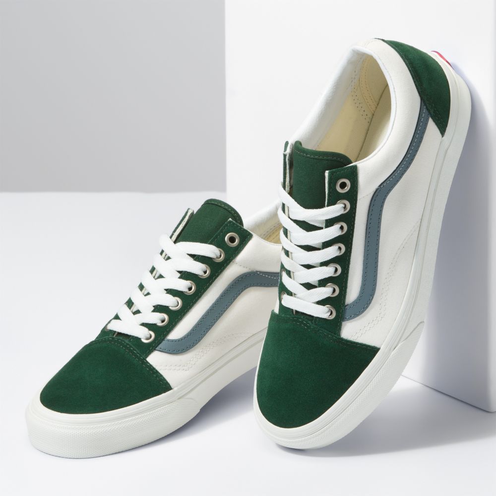 Pánské Classic Vans Old Skool Blankyt Zelene | OQ6738219